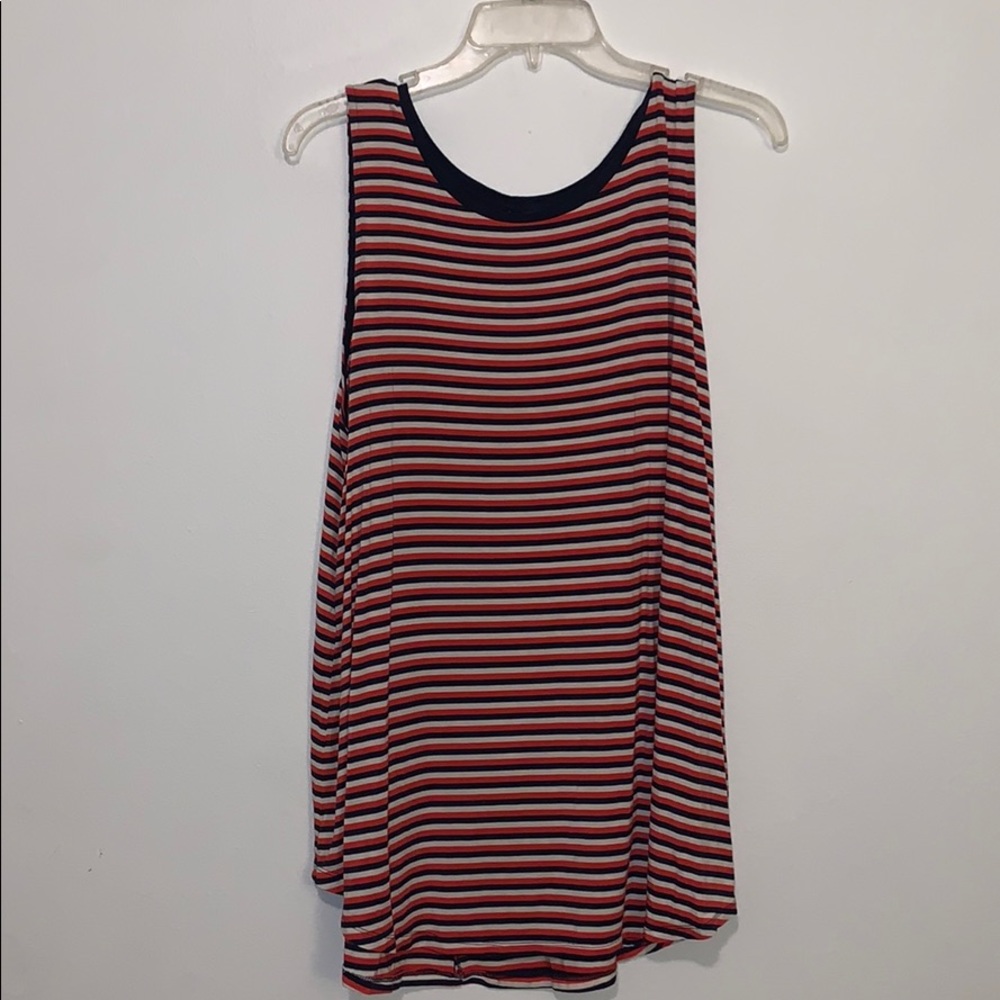Red, White, and Blue Striped Tank